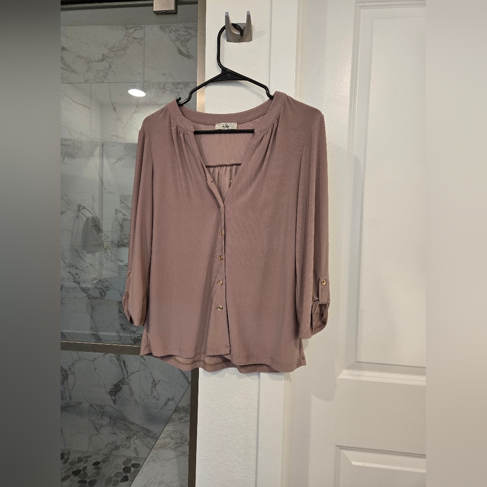 Light brown blouse